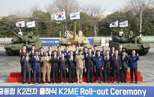 50도 폭염 이긴다...현대로템, 중동형 K2 전차 실물 최초 공개