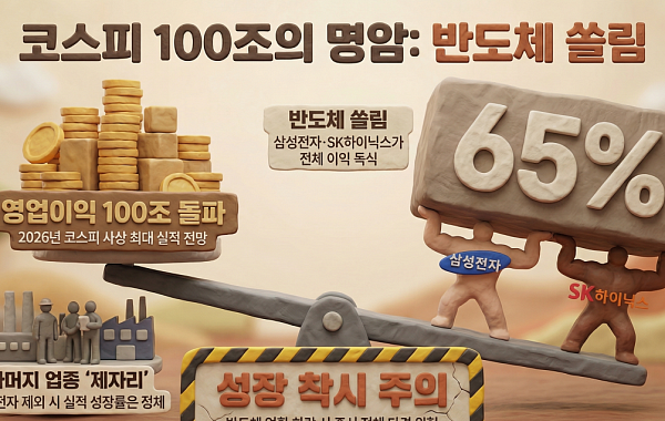 코스피 1분기 영업익 ‘사상 최대’ 전망⋯삼전·SK하닉 빼면 ‘제자리걸음’