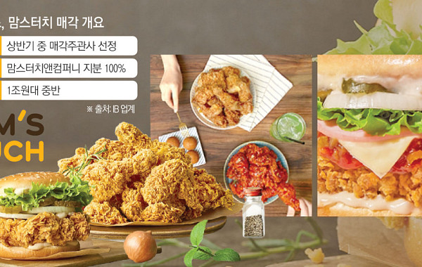 '맘스터치' 매각 나선 KL&P… 최대 실적에도 1조대 몸값 논란