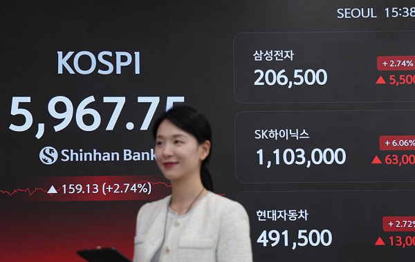 미·이란 협상 기대감↑, 코스피 장중 6천피…SK하이닉스 신고가 갈아치워