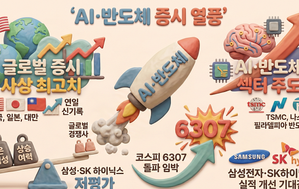 美·日·대만 증시는 사상 최고치 돌파⋯코스피도 신고가 ‘코앞’일까