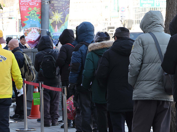 '추워도 끼니는 해결해야…' [포토로그]