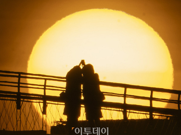 '붉은 말의 해' 떠오르는 새해 첫 태양 [포토]