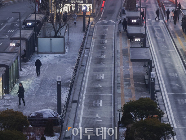 서울 시내버스 파업에 '시민들 발 동동' [포토로그]