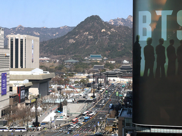 BTS 컴백 광화문 공연 아리랑 'D-2' [포토로그]