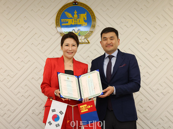 오페라 연출가 안주은, 몽골문화 홍보대사 위촉 [포토]