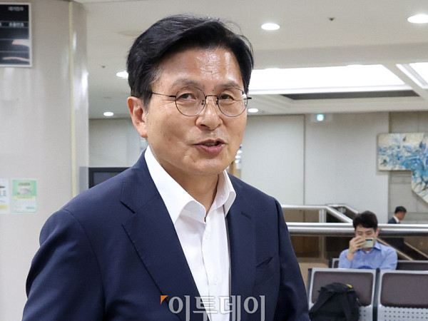 황교안 전 국무총리, 내란선동 혐의 1차 공판 출석 [포토]