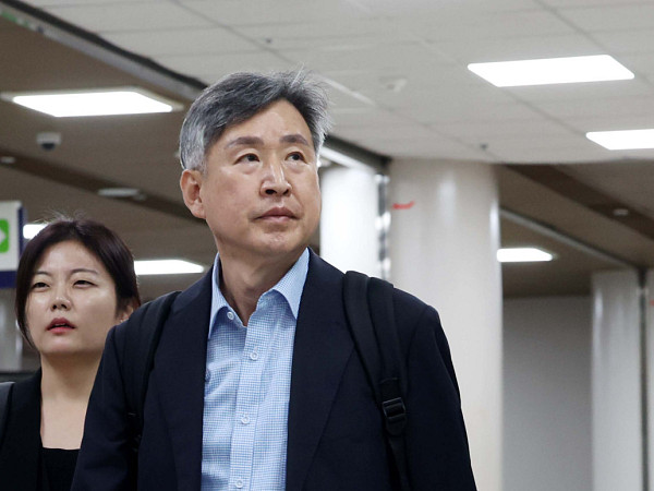 영장심사 출석하는 김종욱 전 해경청장 [포토]