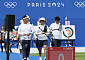 한국 남자 양궁, 단체전서 일본 꺾고 4강 진출 [파리올림픽]