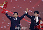 김문수 대선후보 축하하는 한동훈 [포토]