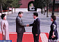 우원식 의장, 김정은과 열병식 참관 전 악수 나눠 [종합]