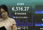 4.46% 내려 6500선까지 떨어진 코스피 [포토]
