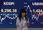 코스피 4.58% 하락, 환율 1420원대 [포토]