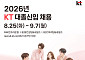 KT, 대졸 신입사원 채용한다…AX 시대 인재 확보 박차