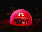 방탄소년단, 라스베이거스 붉게 물들였다…스피어 외벽에 청사초롱