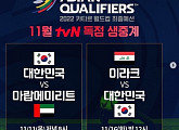 tvN 편성표, 2022 카타르 월드컵 최종예선 이라크 경기일정 중계…손흥민 골 넣을까