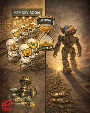 [AI 코인패밀리 만평]  DRAM 붐, 그다음은...