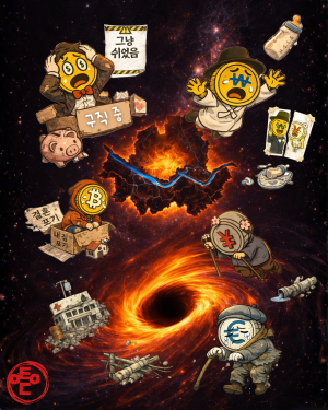 청년 삼킨 서울 블랙홀 [AI 코인패밀리 만평]