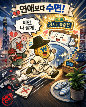 [AI 코인패밀리 만평] 잠이 최고야