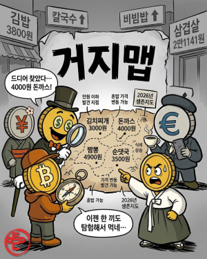 [AI 코인패밀리 만평] 직장인 생존 필수품