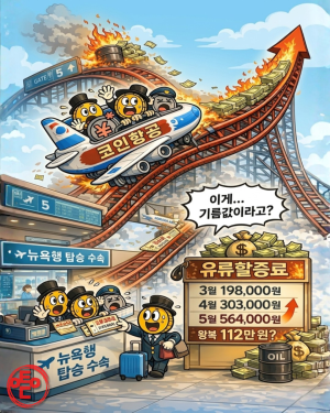 [AI 코인패밀리 만평] 올라 올라 올라