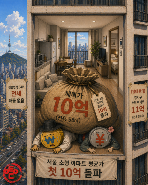 [AI 코인패밀리 만평] 10억의 무게