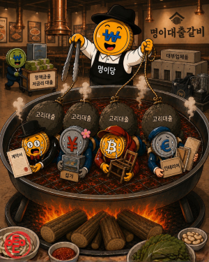 [AI 코인패밀리 만평] 대출 무한리필