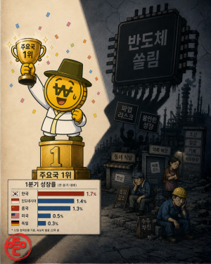 [AI 코인패밀리 만평] 1위의 그림자