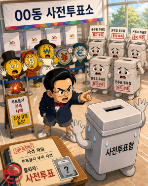 [AI 코인패밀리 만평] 진실은 언제나 하나