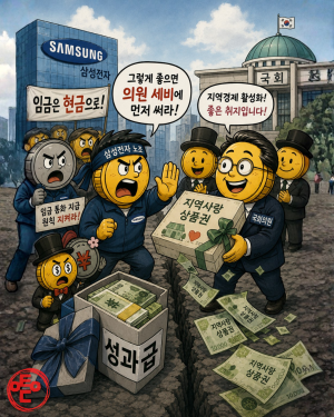 [AI 코인패밀리 만평] 먼저 받으실 분?