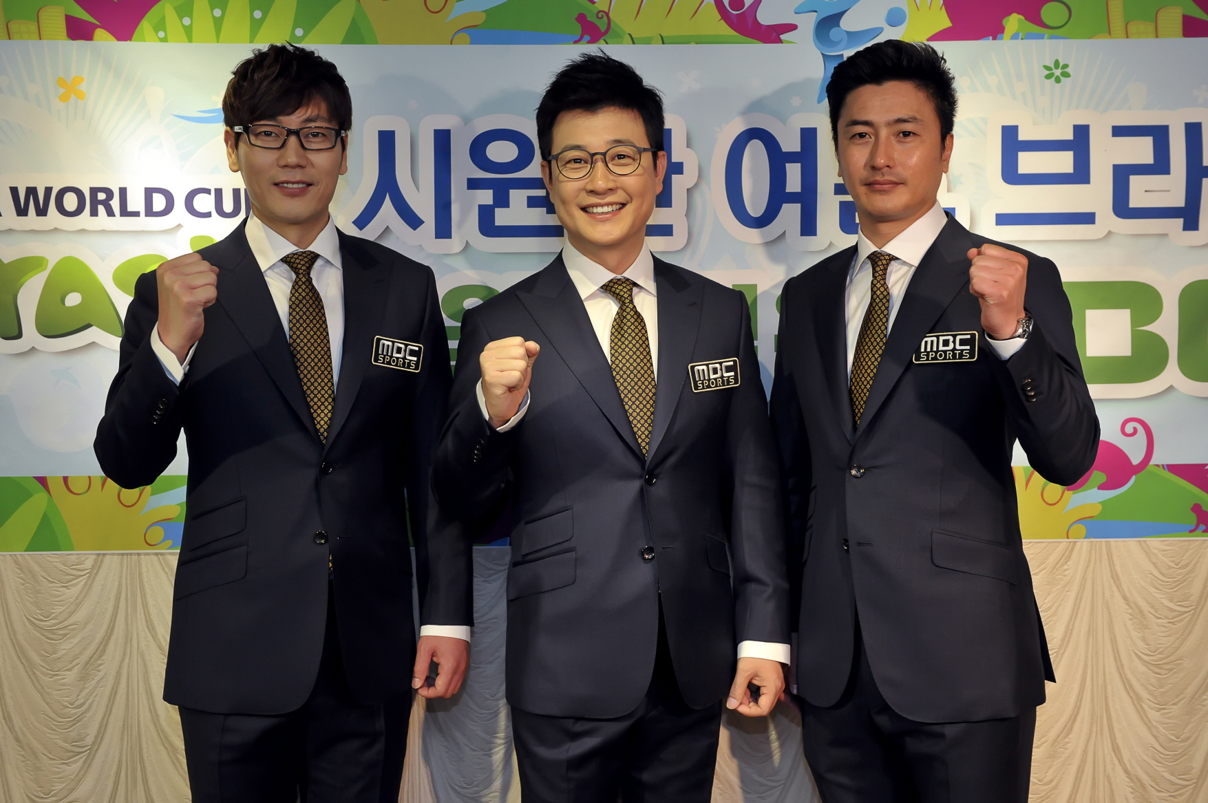 MBC 김성주ㆍ안정환ㆍ송종국 3인방, “축구로 위로받을 수 있는 중계할 것” [MBC 월드컵 중계진 기자간담회]