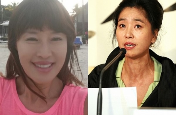 ▲가수 방미(사진 왼쪽)가 배우 김부선의 폭행 연루사건에 대해 일침을 남겼다. (사진=방미 SNS, 뉴시스)