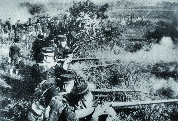 ▲청일전쟁 당시의 일본 육군 