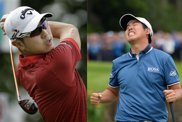 ▲닉 프라이스 단장의 선택은 안병훈(오른쪽) 대신 배상문(왼쪽)이었다. (AP뉴시스)