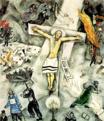 ▲마르크 샤갈의 하얀 십자가. 