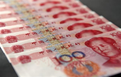 ▲중국 화폐 위안(yuan). 사진=블룸버그