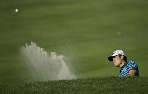 ▲재미동포 케빈 나가 PGA 투어 개막전 프라이스닷컴 오픈 3라운드에서 공동 2위에 올랐다. (AP뉴시스)