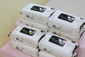 ▲아트비의 무자극성 물티슈