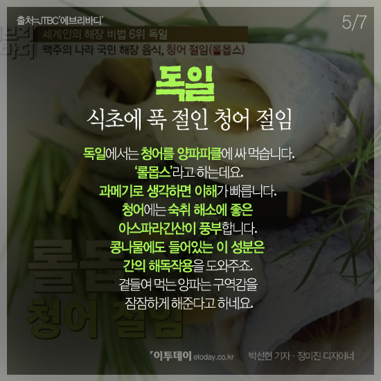 [카드뉴스 팡팡] 불금 후 해장은 ‘삭힌 양 눈알’로 해결하세요