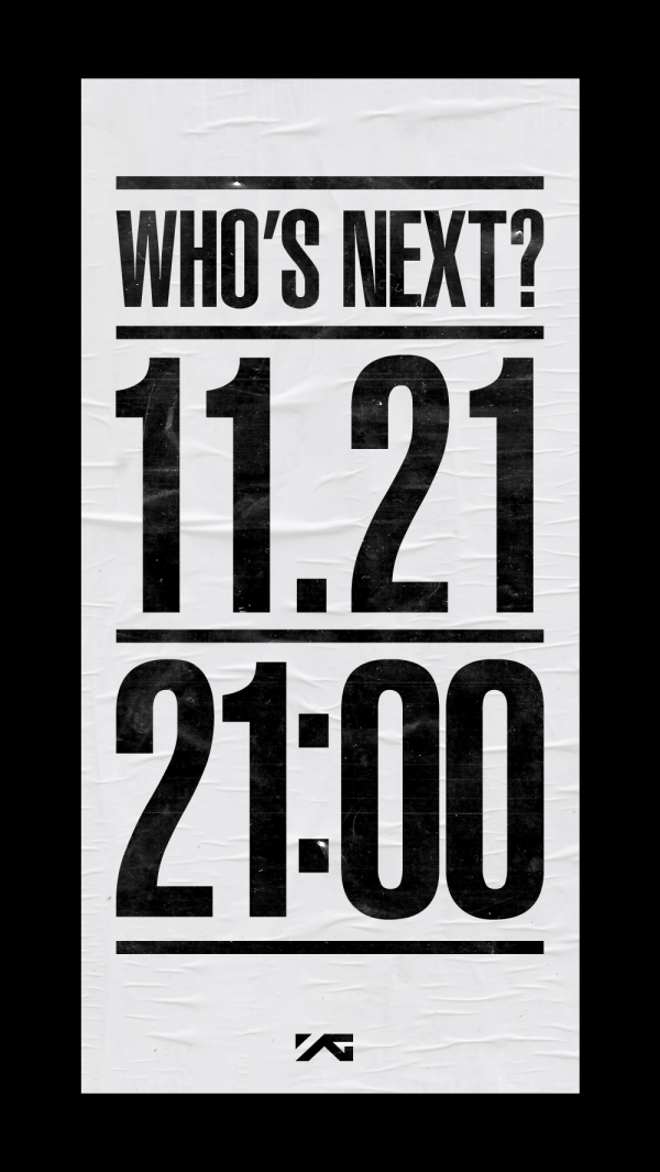 ▲‘WHO’S NEXT?’ 두 번째 포스터 (사진제공=YG엔터테인먼트 )