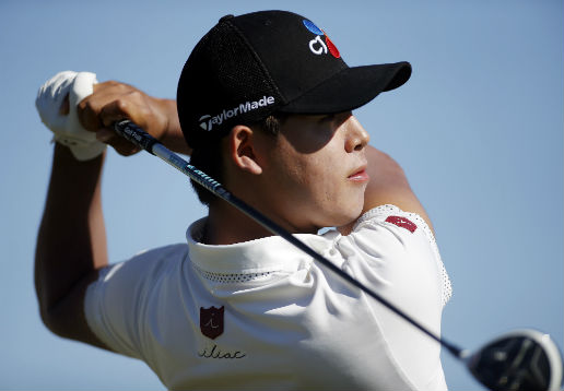 ▲김시우가 PGA 투어 데뷔 첫 우승 기회를 잡았다. (AP뉴시스)