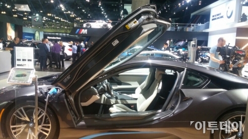 ▲BMW i8. 사진=안철우 기자.