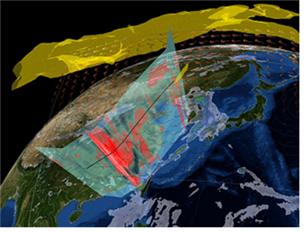 ▲KMet3D를 통한 항공서비스 예(사진=한국기상산업진흥원)