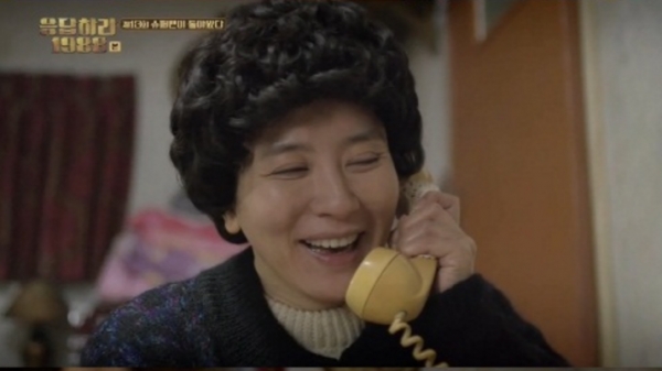 ▲배우 이일화 (출처=tvN ‘응답하라 1988‘ 방송화면 캡처)