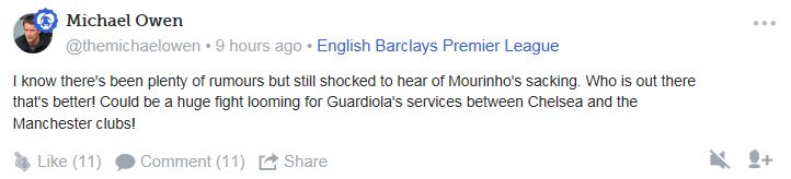 (사진=마이클 오웬 트위터)