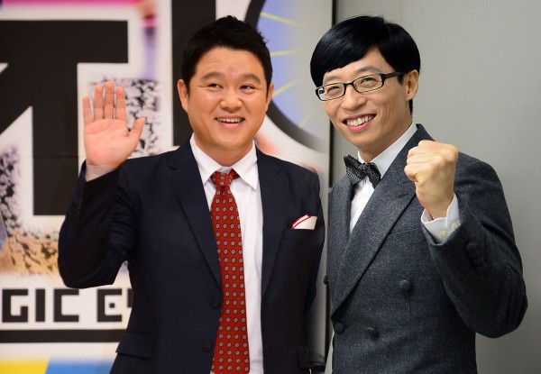 ▲2015 MBC연예대상의 강력한 후보인 김구라와 유재석. 유재석은 2015 SBS 연예대상의 유력한 후보다. 