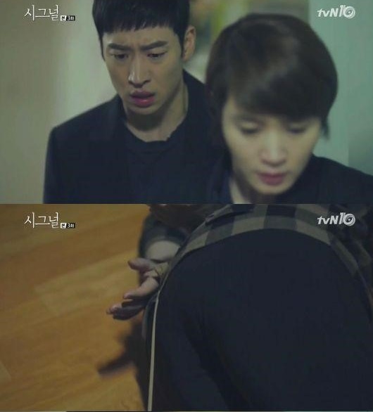 ▲'시그널' 연쇄살인범(출처=tvN 금토드라마 '시그널' 영상 캡처)