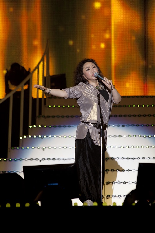 ▲지난 2014년 복귀해 1970년대 전성기때의 존재감을 드러낸 가수 김추자.