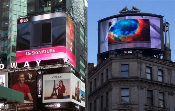 ▲LG전자의 초프리미엄 가전 통합 브랜드 ‘LG 시그니처' 광고. 사진제공 LG전자