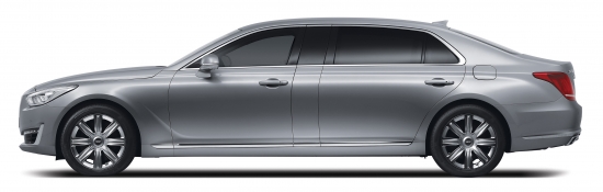 ▲제네시스 브랜드는 초대형 럭셔리 세단 ‘EQ900(이큐 나인헌드레드)’ 리무진 모델을 9일부터 시판한다고 밝혔다.(현대차.)